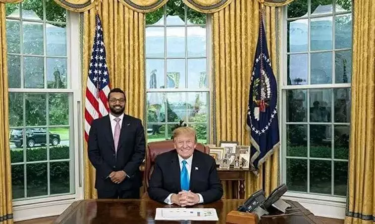 New FBI Director Kash Patel with Donald Trump