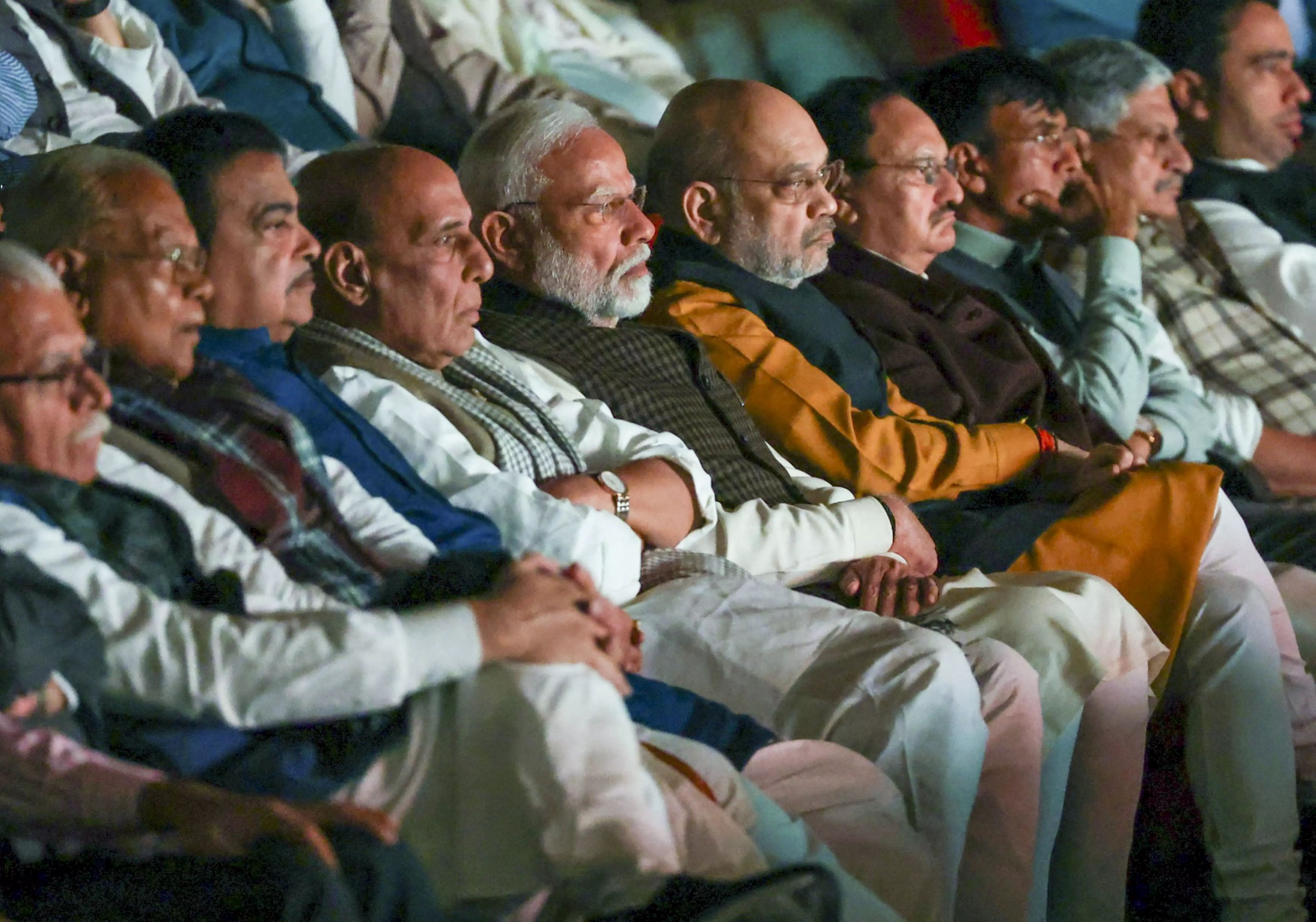 PM Modi, his Cabinet colleagues watch Sabarmati Report