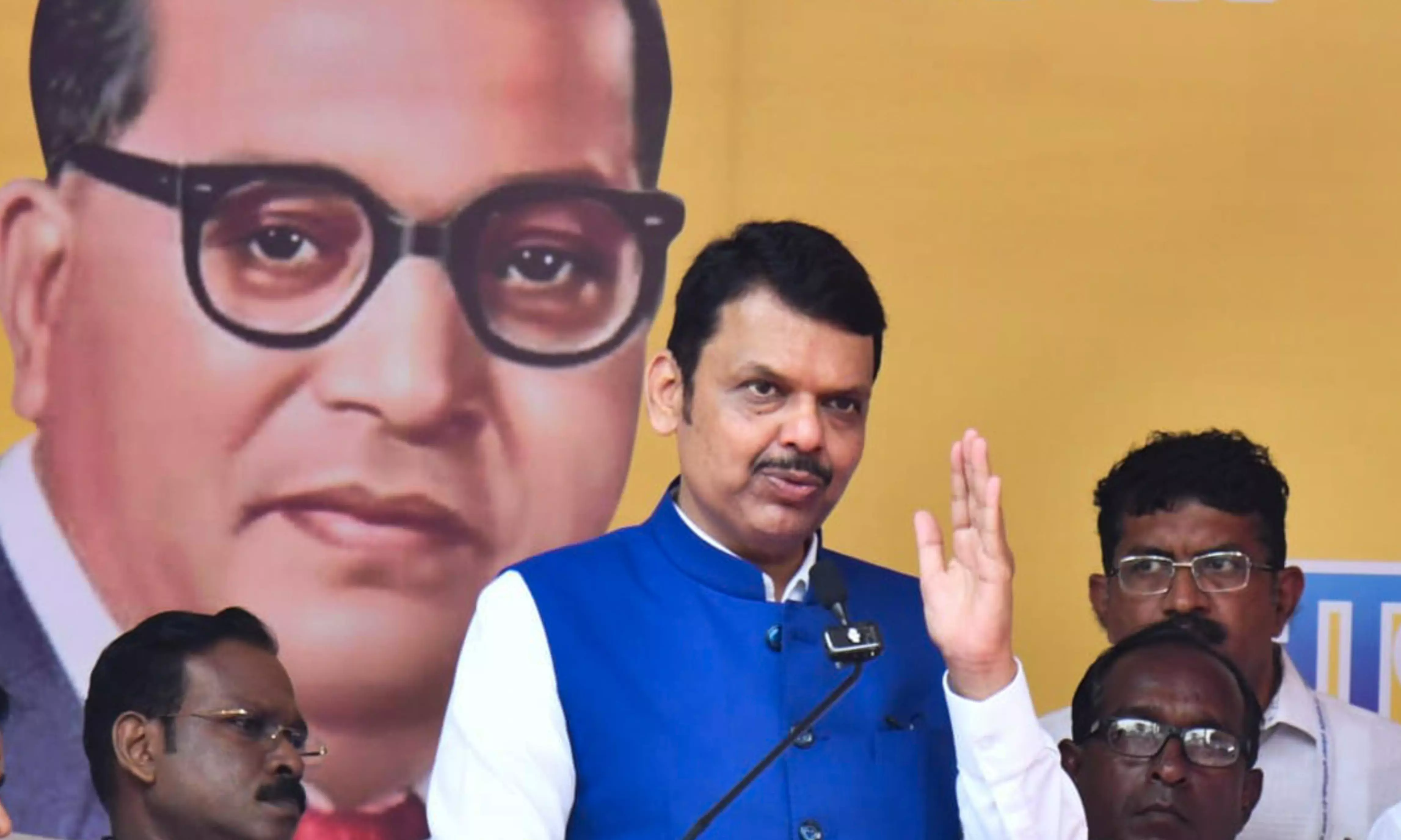 Congress should apologise for always insulting Ambedkar: Fadnavis