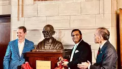 US: Mahatma Gandhi’s bust unveiled in Nebraskas State Capitol building