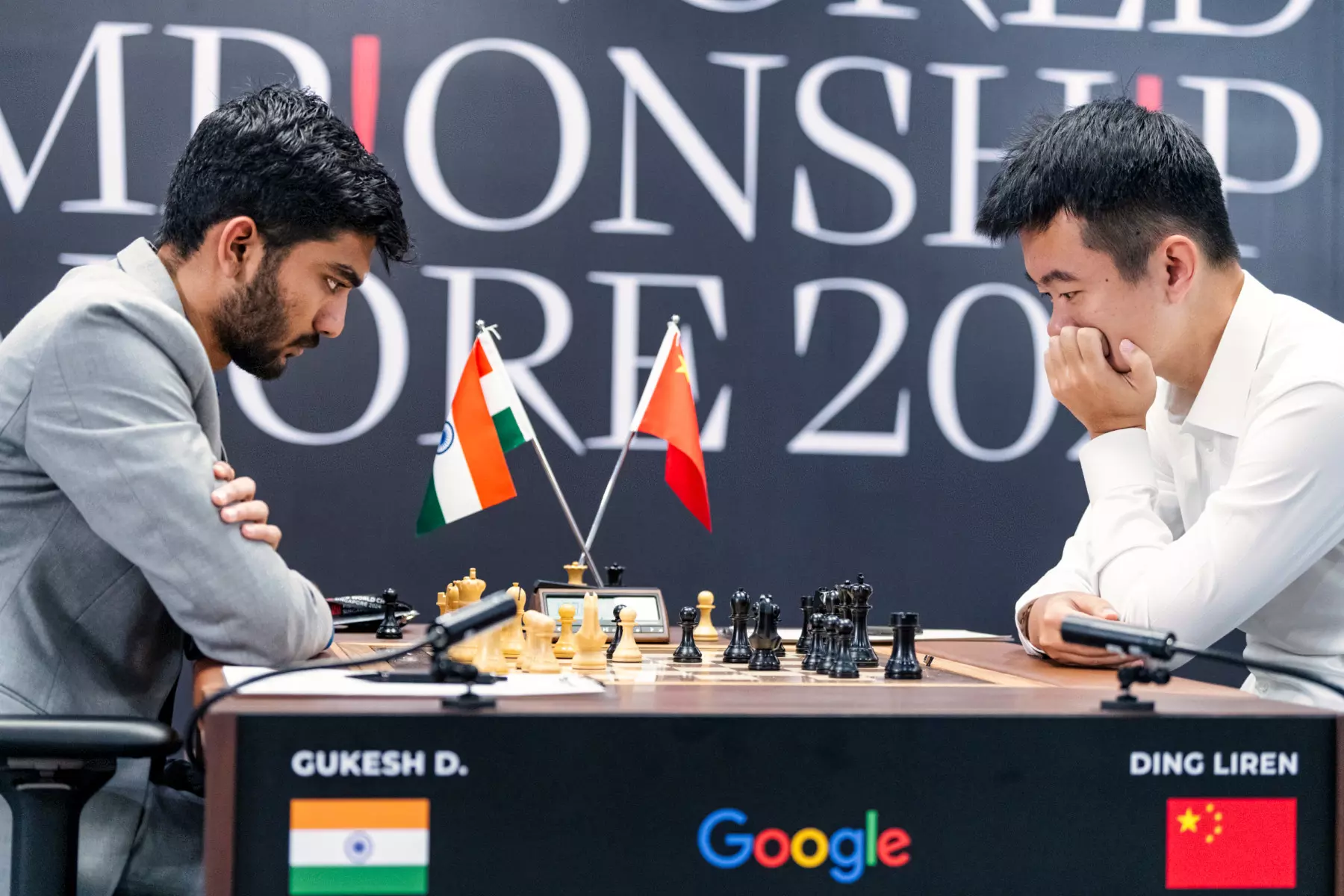 World Chess Championship, Game 10: Gukesh Plays Out Draw, Scores Tied 5-5