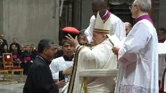 Ordination of Archbishop George Jacob Koovakad as Cardinal by Pope Francis.
