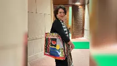 Priyanka Gandhis Modani, Palestine bags turning heads in Parliament