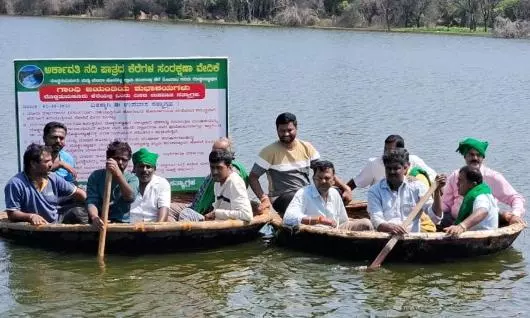 dodda tumkur lake protest