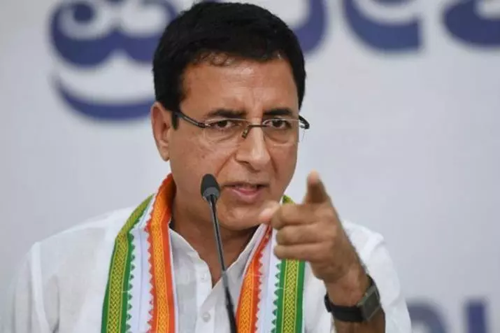 Congress general secretary Randeep Surjewala