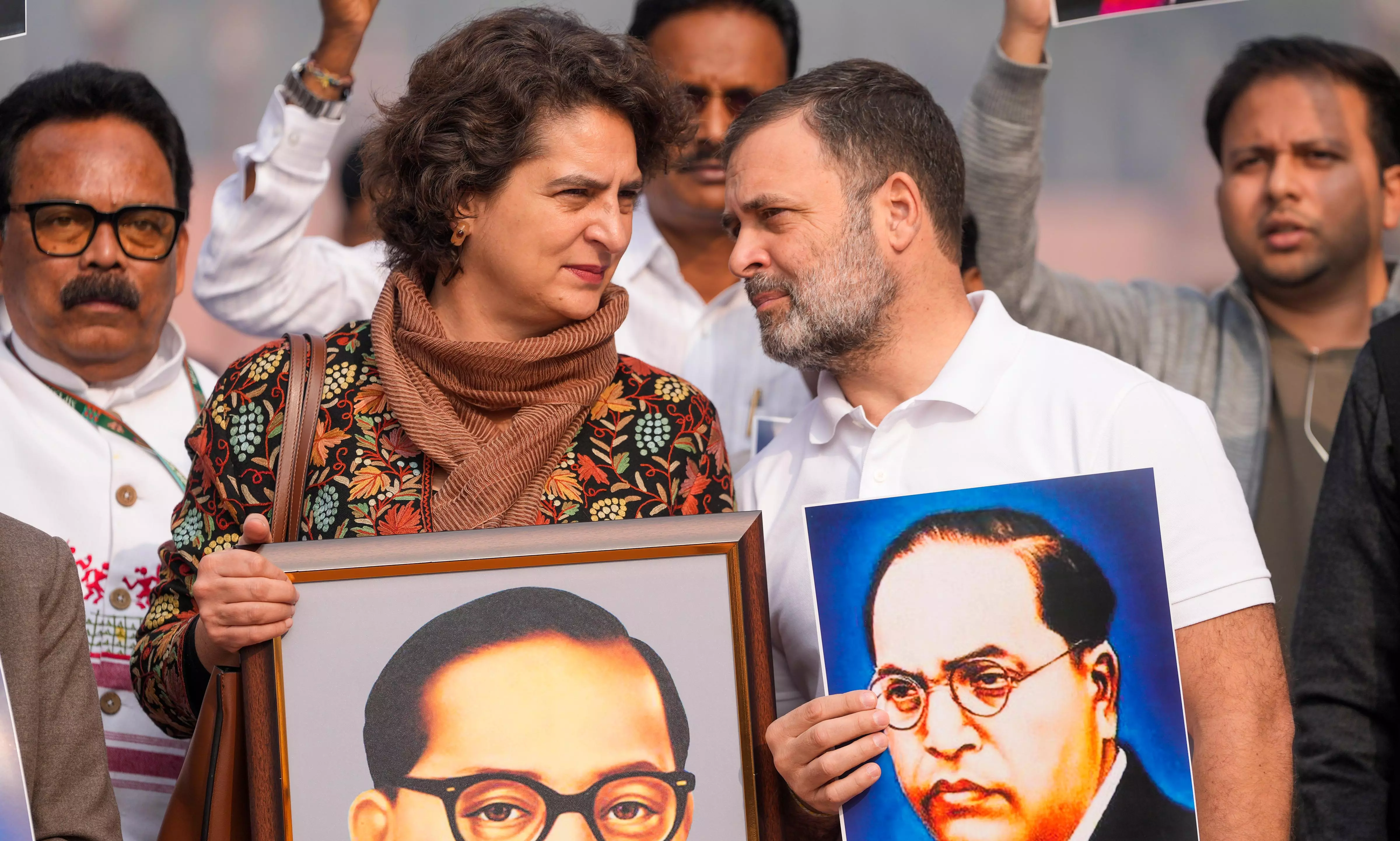 Gandhi, Ambedkar, and Constitution: Congress’s trident to take on BJP