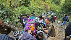 Uttarakhand: 4 dead, 23 injured as bus plunges into Bhimtal gorge