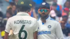 Virat Kohli shoulders Sam Konstas