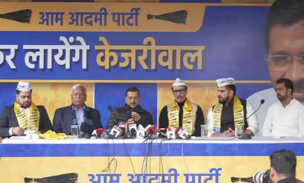 With Delhi polls looming, Kejriwal inducts bodybuilders, wrestlers in AAP