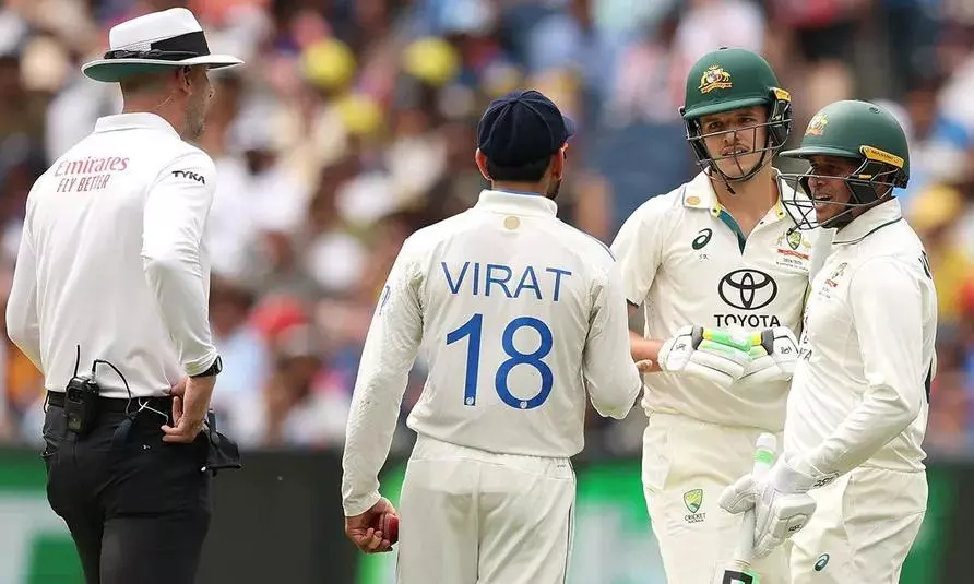 Kohli, Konstas clash at MCG; Indian star fined, docked demerit point