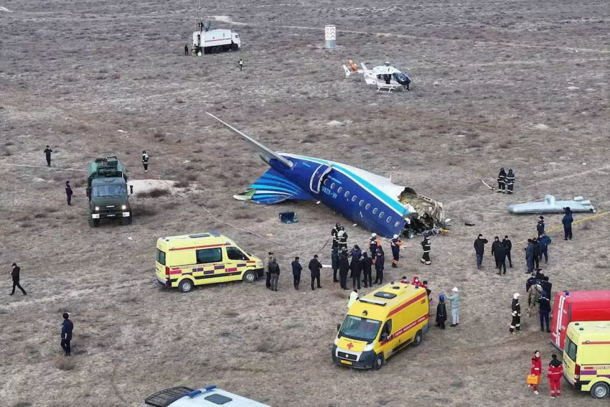 External interference led to plane crash In Kazakhstan: Azerbaijan Airlines