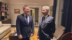 S Jaishankar with Congressman Michael Waltz (Picture: Twitter/X)