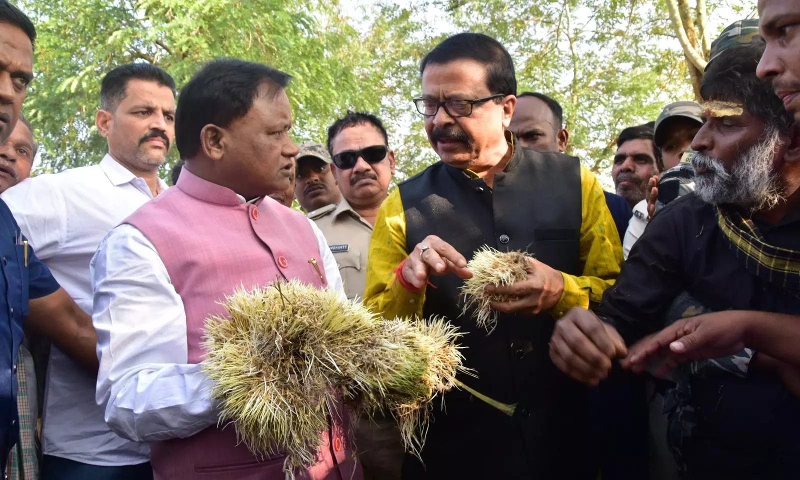 Chief Minister Mohan Majhi at a recent event of farmers. Photo: @MohanMOdisha/X