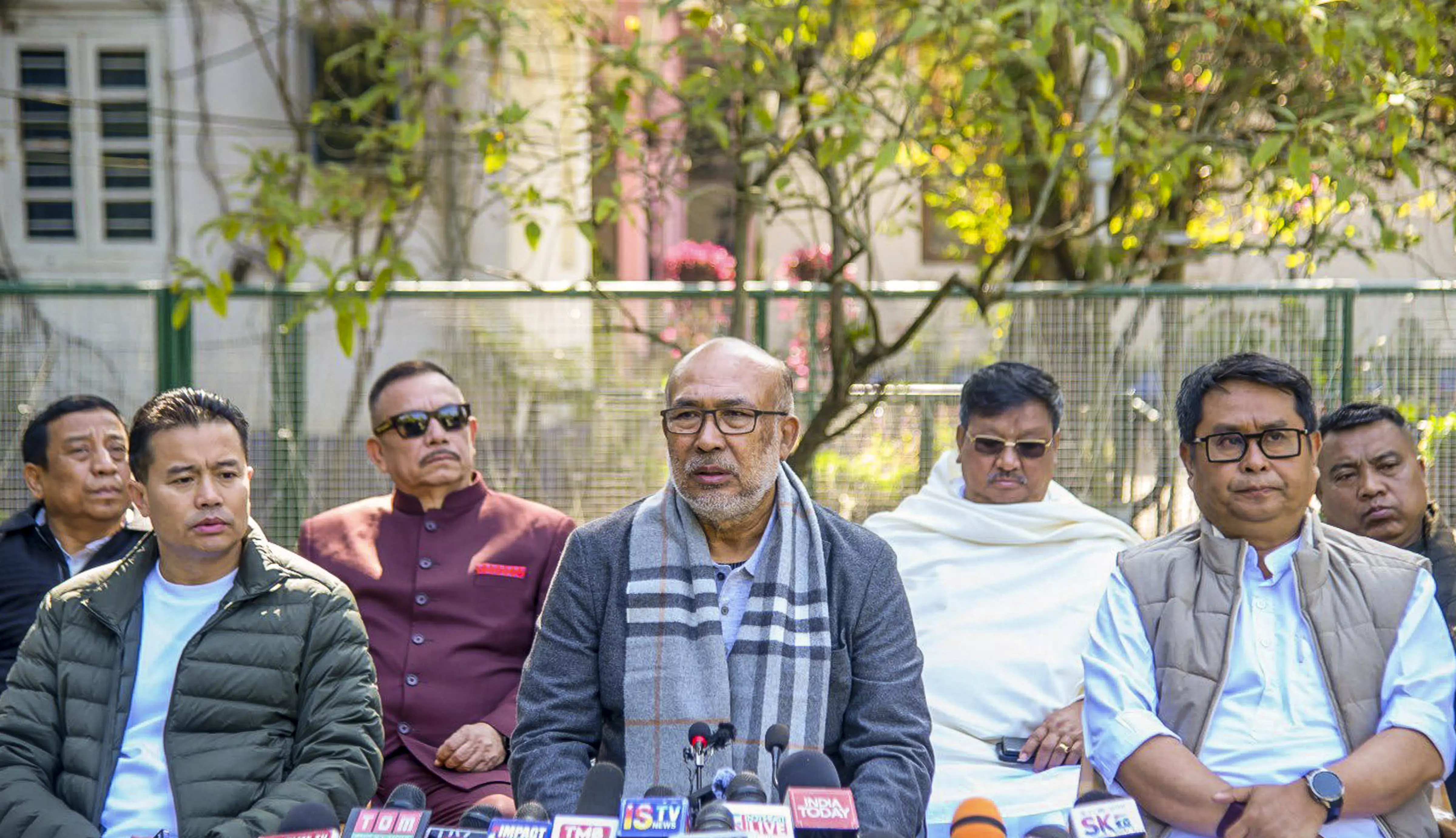 Biren Singh blames past sins of Congress for turmoil in Manipur; attacks former PMs Biren Singh blames past sins of Congress for turmoil in Manipur; attacks former PMs