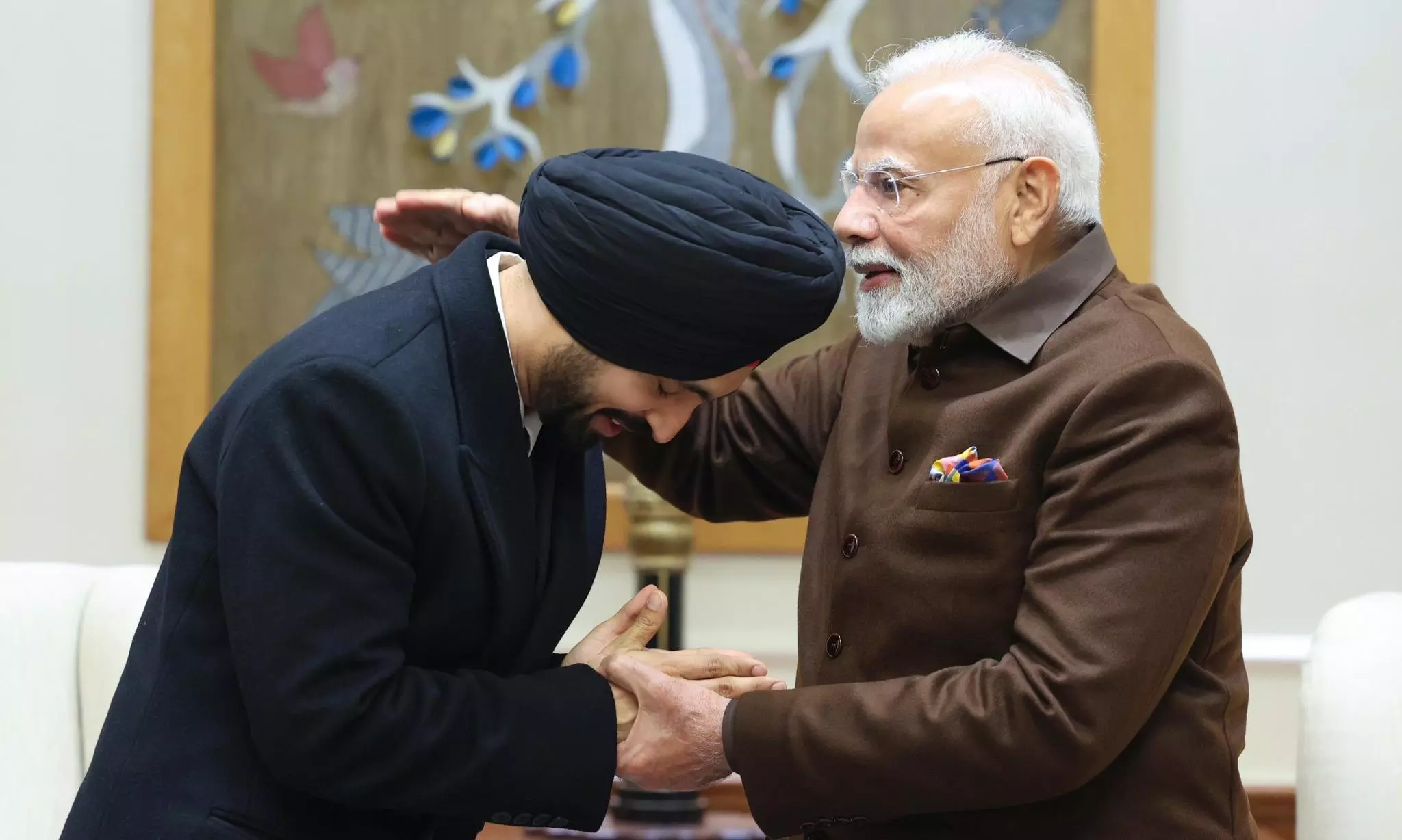 In photos: Amid controversy, Diljit Dosanjh calls on PM Modi