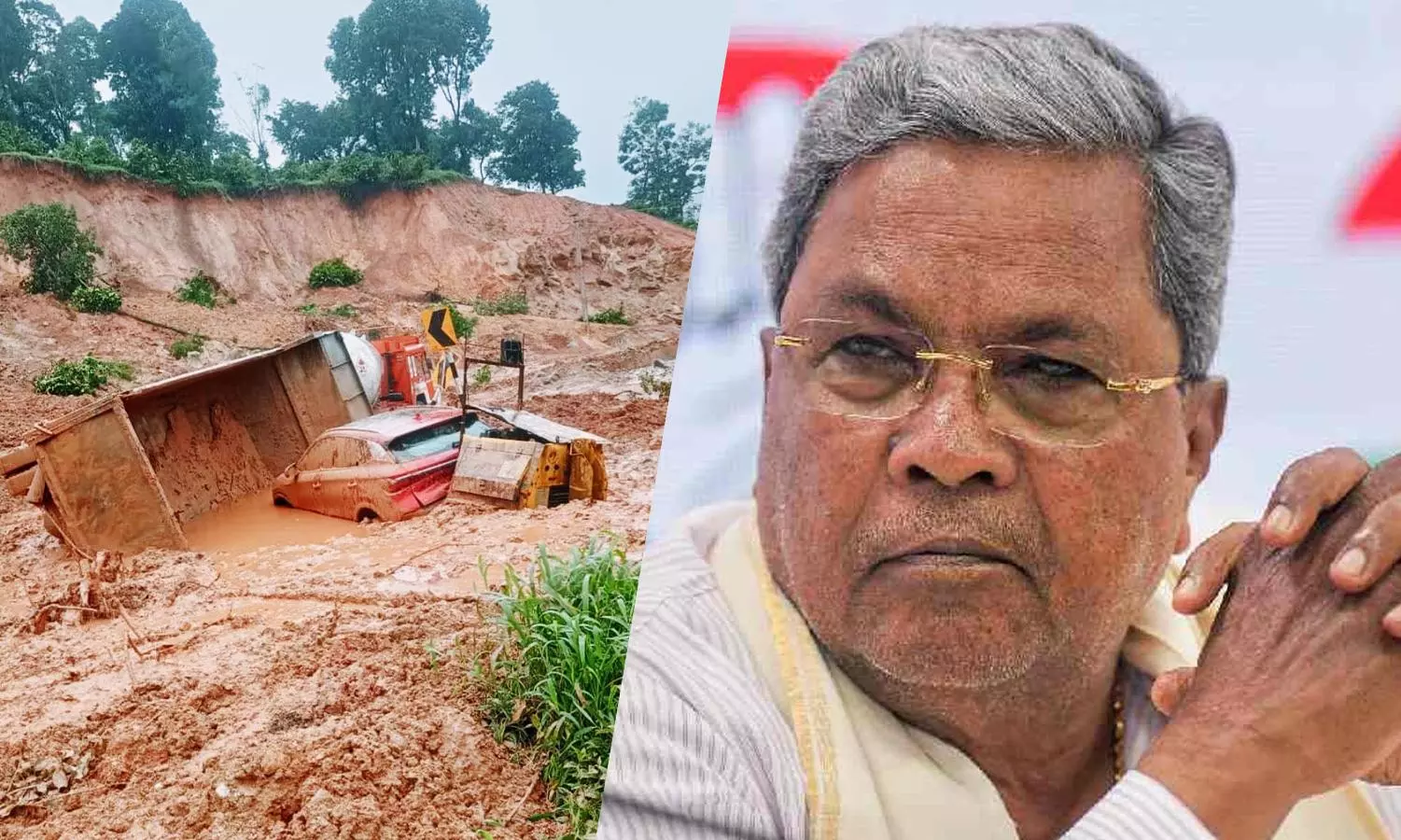 landslide and siddaramaiah