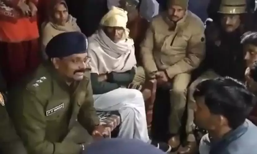 Lakhimpur DSP PP Singh speaks to family of custodial death victim in UP