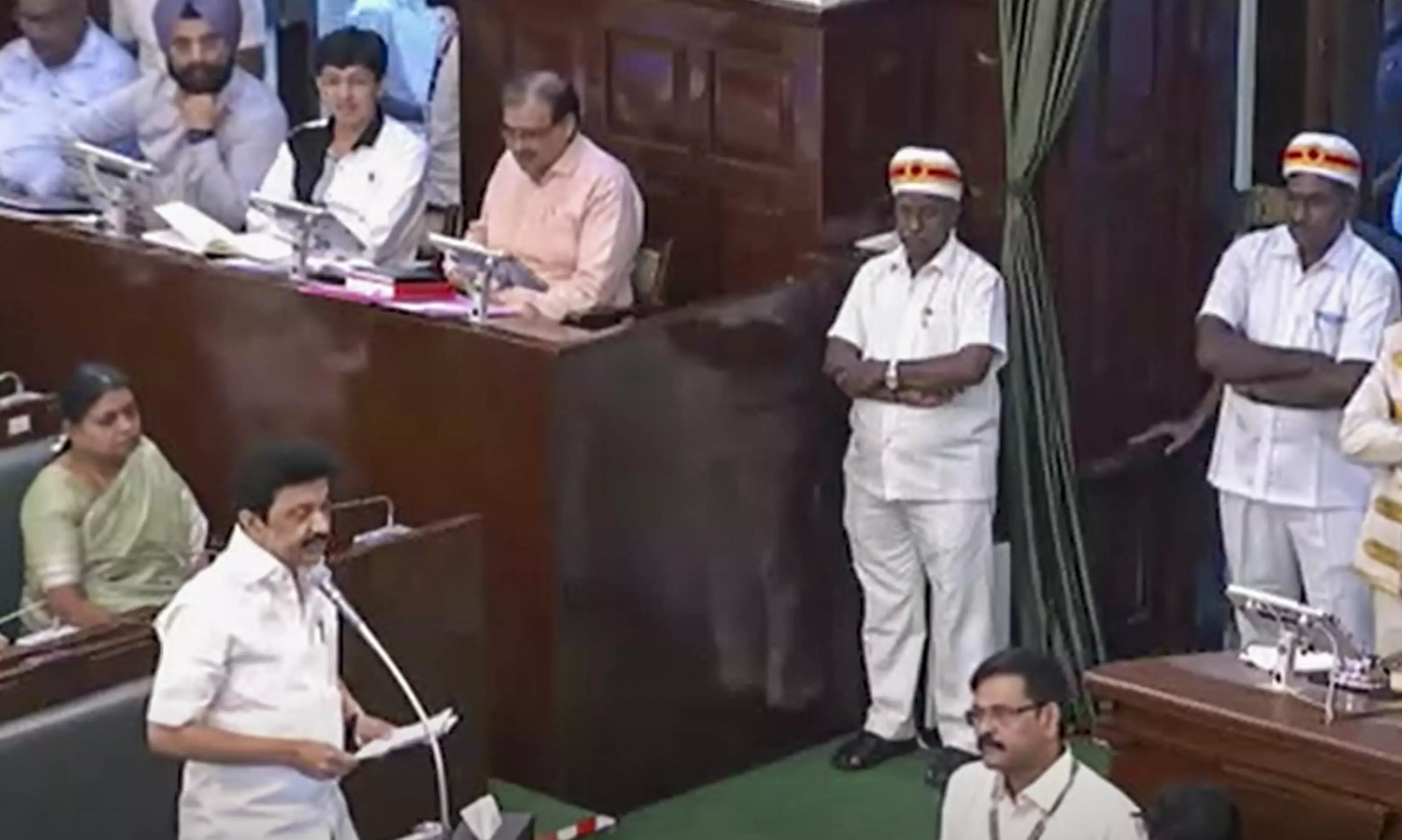 MK Stalin in the Assembly