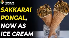 Sakkarai pongal ice cream is trending in Chennai