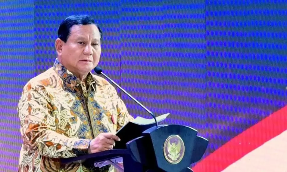 Indonesian president Prabowo Subianto