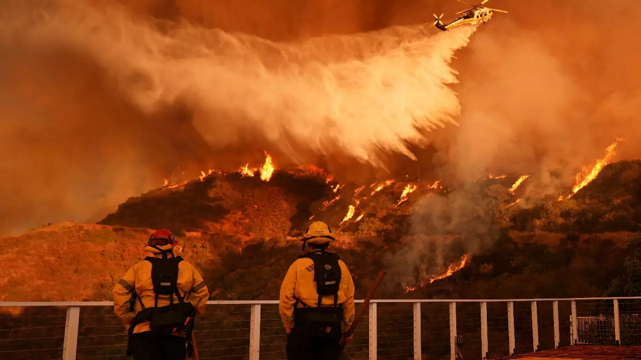 Los Angeles wildfire Los Angeles wildfire