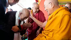 Dalai Lama Bylakuppe in Karnataka visit
