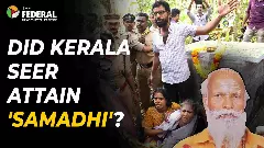 The burial site of a Kerala seer amid claims of him attaining Samadhi