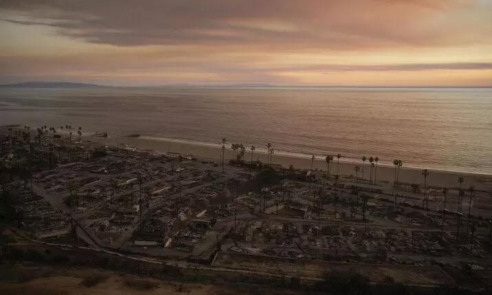 Pacific Palisades neighbourhood in Los Angeles