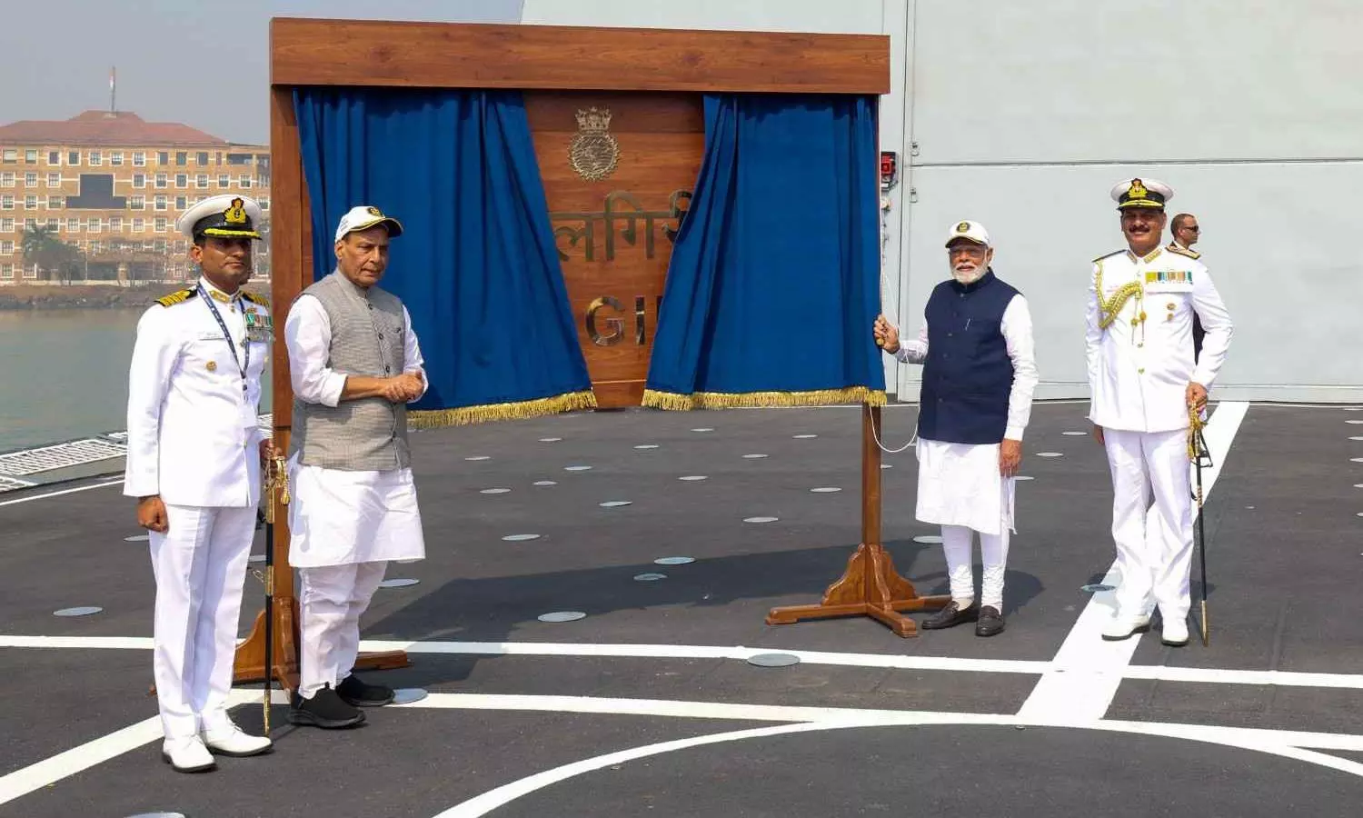 PM advocates open, inclusive Indo-Pacific at naval warship commissioning