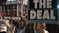 Demonstrators in Tel Aviv