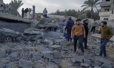 Gaza after an air strike