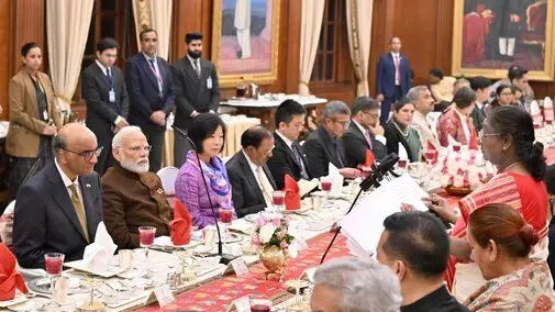 Banquet at Rashtrapati Bhavan hosted by President Murmu