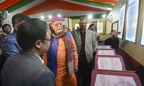 Constitution Gallery at Maha Kumbh in Prayagraj