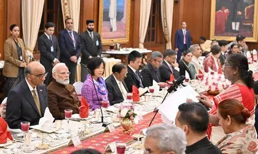 Banquet at Rashtrapati Bhavan hosted by President Murmu