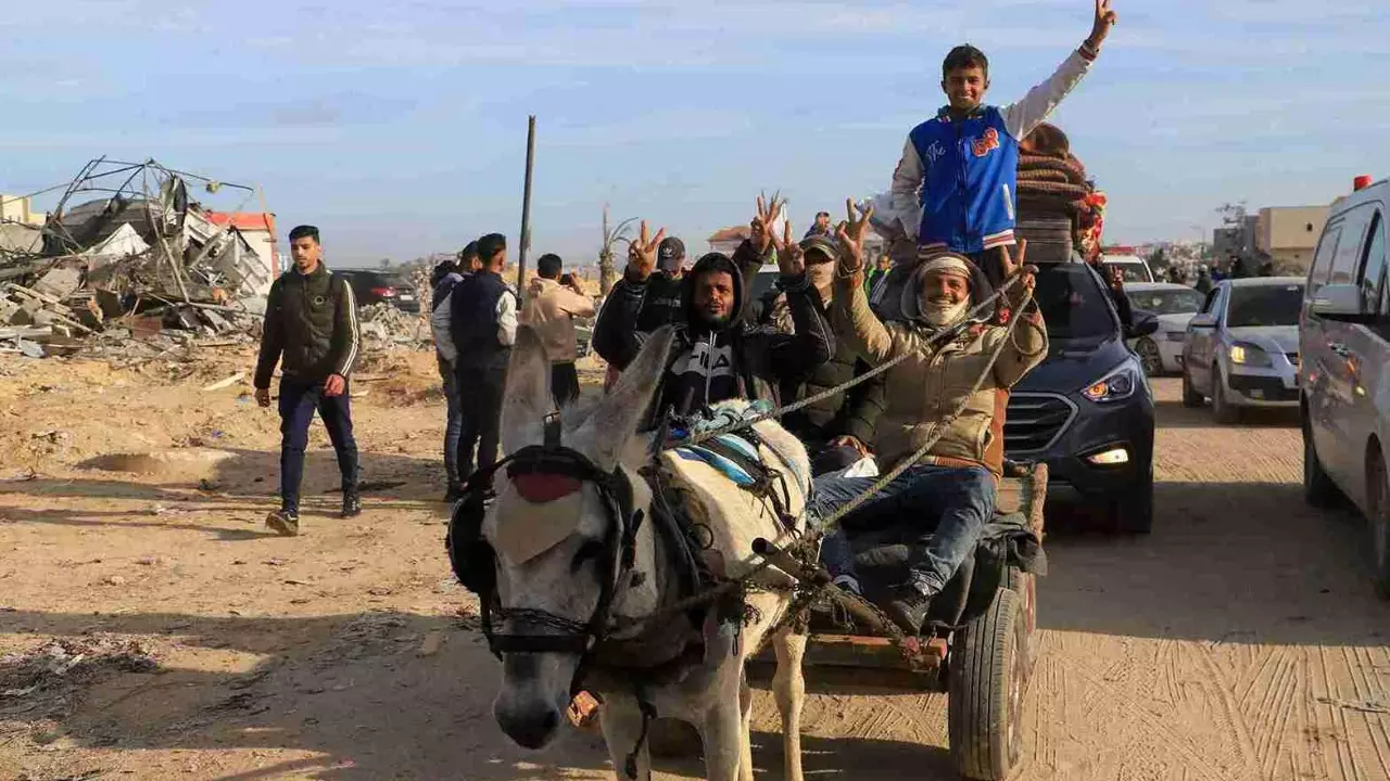 Gaza ceasefire kicks in as Hamas names 3 hostages to be freed today