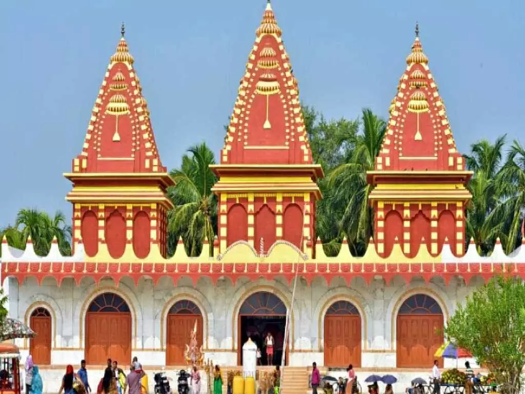 Triggered by climate change, the rising sea has reached within 450 metres of the Kapil Muni Temple.