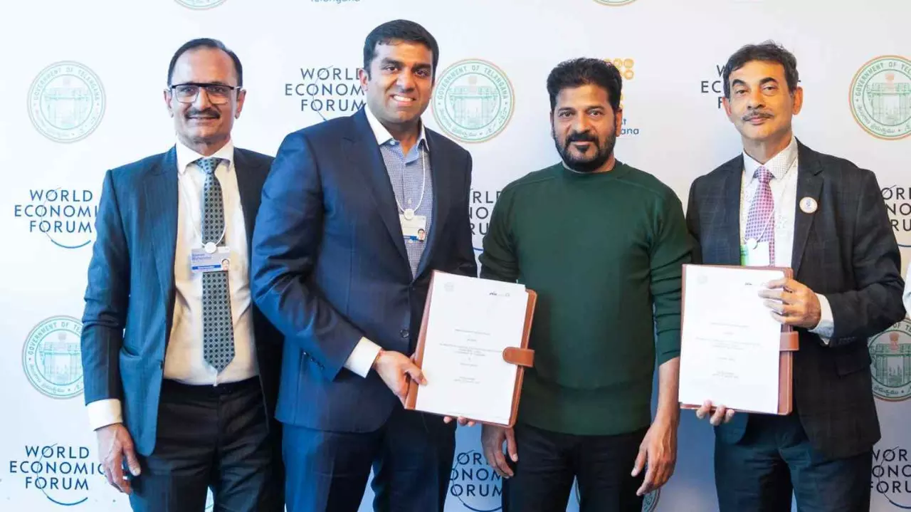 WEF | Telangana secures ₹1.79 lakh crore in investments at Davos