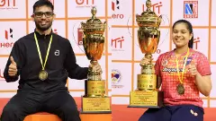 Table Tennis, Manush Shah, Diya Chitale