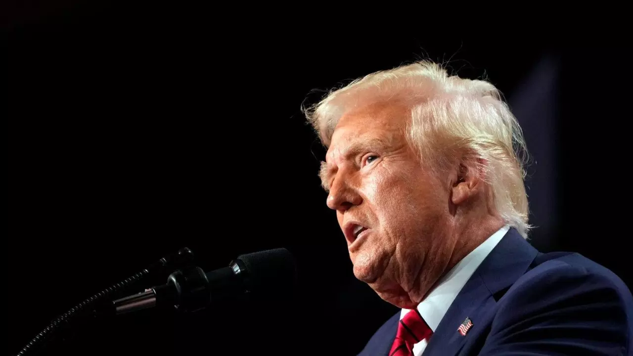 US President Donald Trump