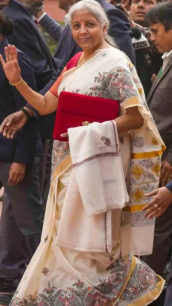 Nirmala Sitharaman budget sarees Madhubani art
