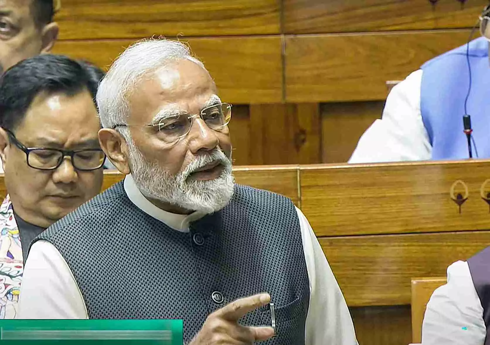 ‘AAP-da’: Day before Delhi voting, Modi targets Kejriwal in Parliament