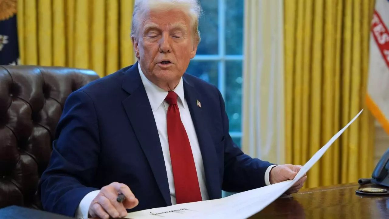 US President Donald Trump