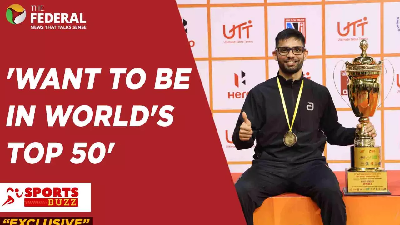 TT national champion Manush Shah Olympic medal