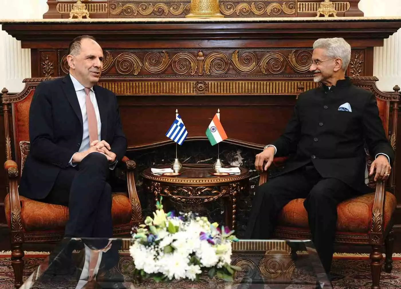 S Jaishankar, George Gerapetritis S Jaishankar, George Gerapetritis