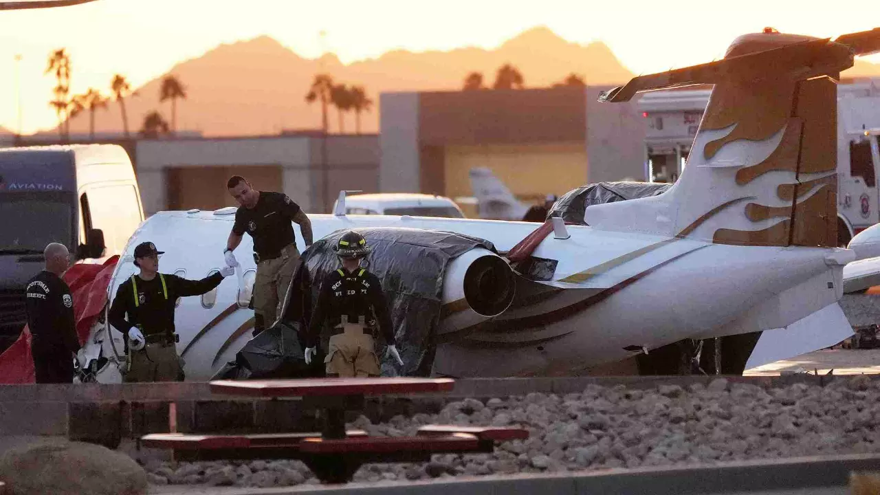 US: Private jets collide at Scottsdale Airport in Arizona; 1 dead
