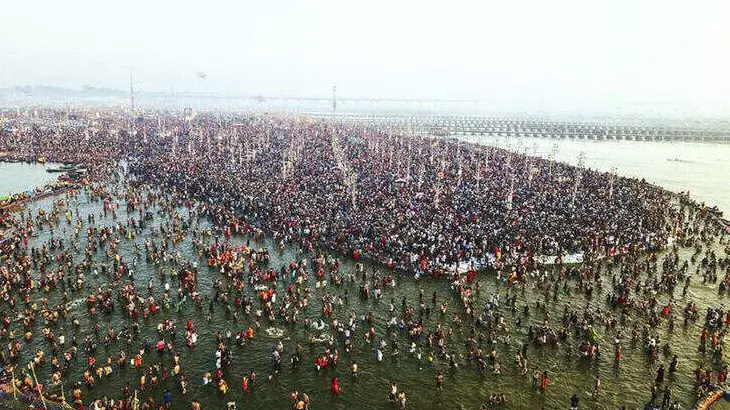 Maghi Purnima snan at the Maha Kumbh
