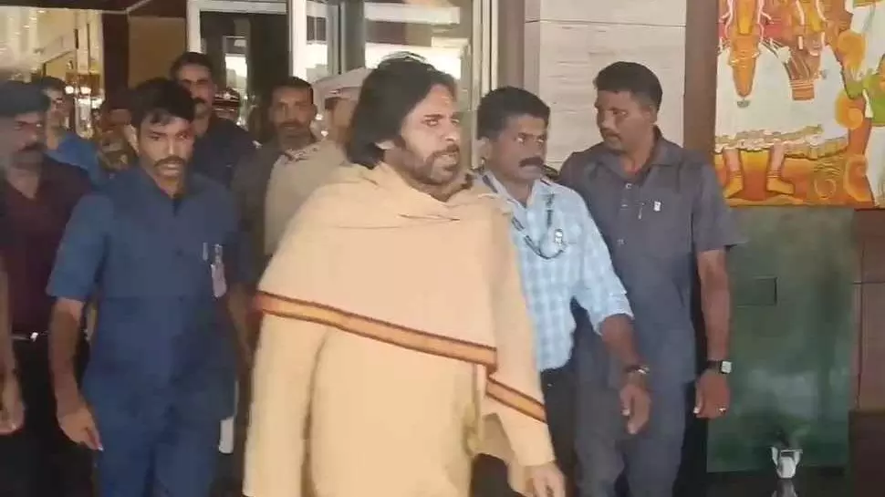 Pawan Kalyan starts temple tour in Kerala, TN to preserve Sanatana Dharma