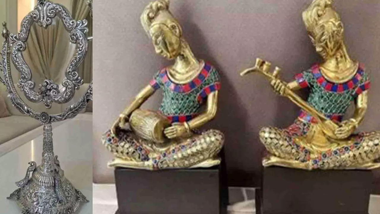 Slices of Indian art: Here’s what PM Modi gifted French president, first lady