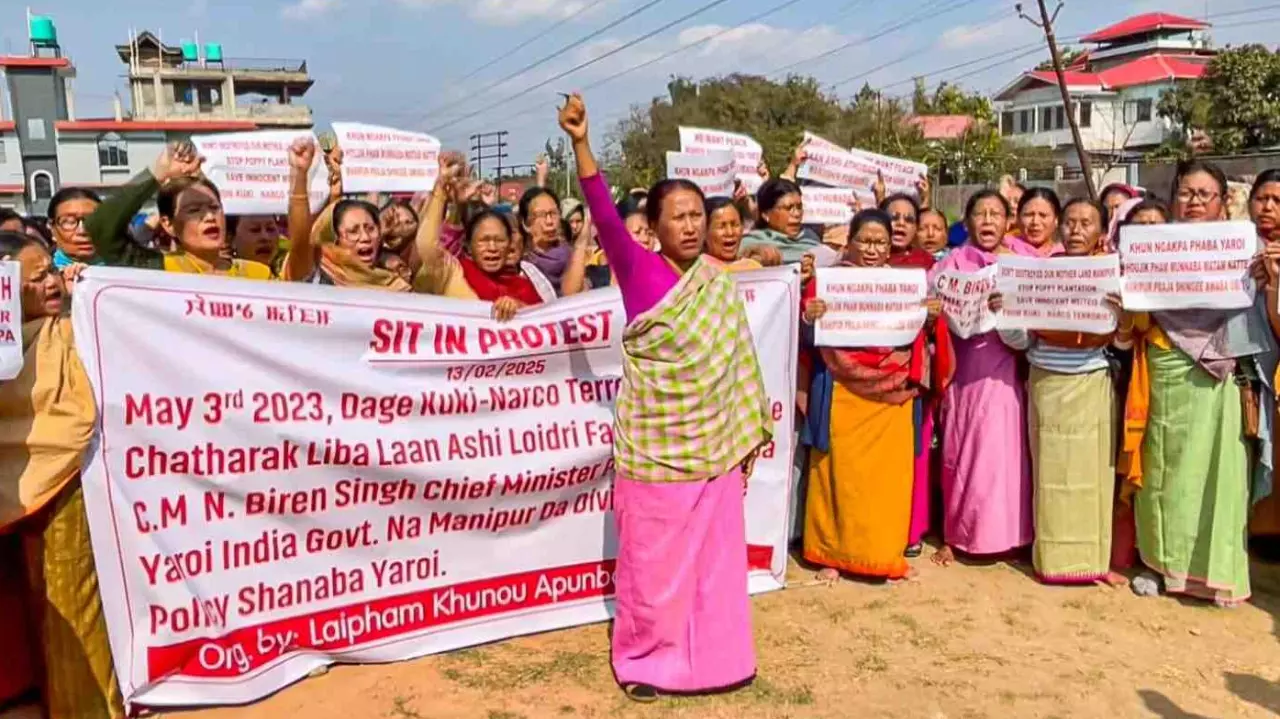 Manipur women protest