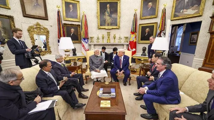 Modi, Trump, others at White House